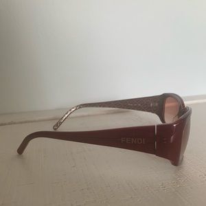 Vintage fendi red sunglasses